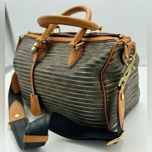Louis Vuitton Argent Monogram Canvas Limited Edition Eden Speedy 30 Bag+Entrupy